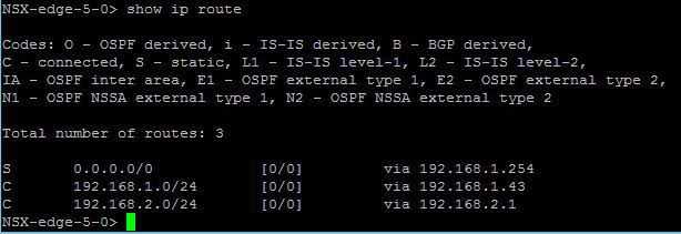 OSPF Route Table