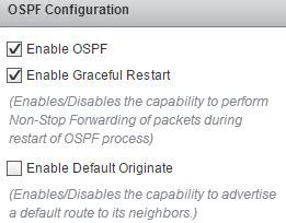 NSX Edge OSPF Enable