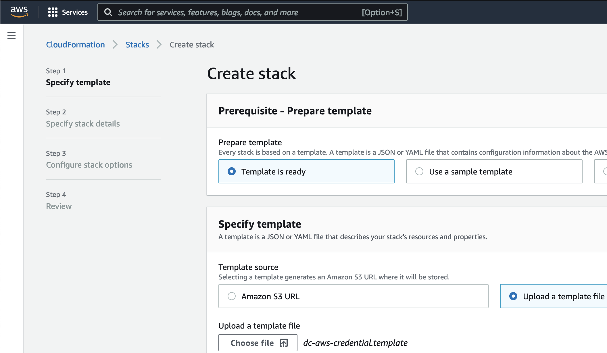 AWS CloudFormation IAM Input