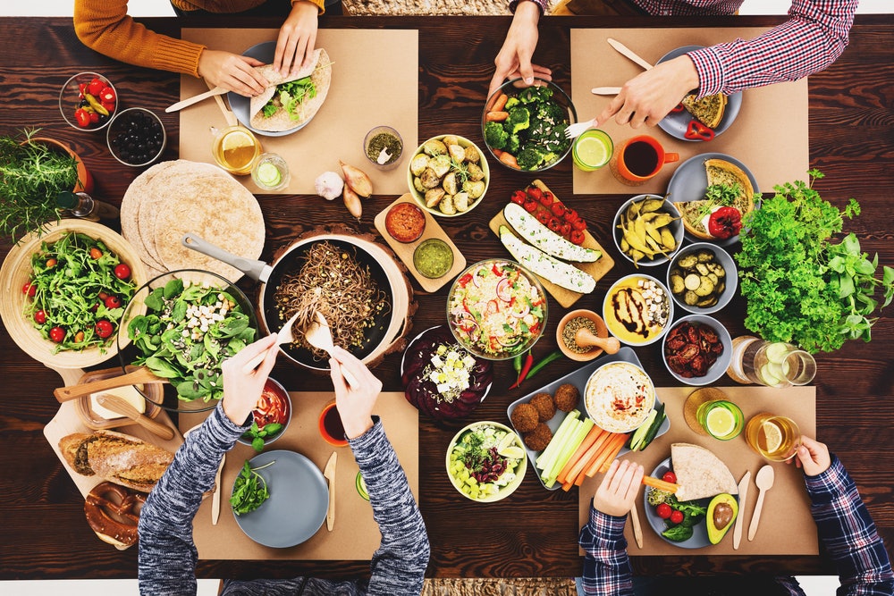 Family Vegtarian Meal